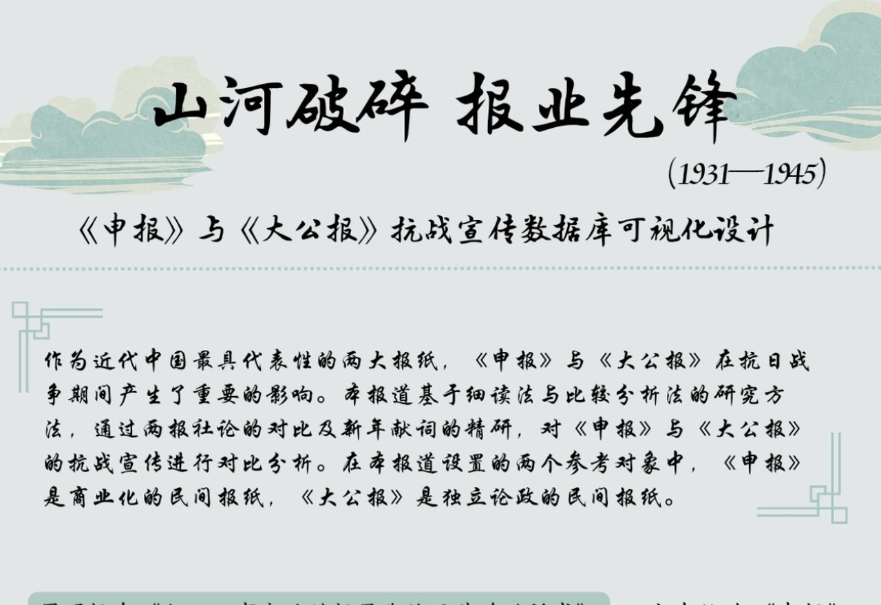 山河破碎，报业先锋