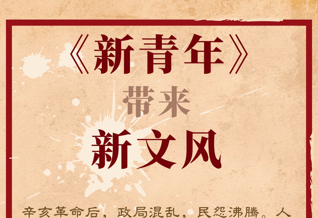 《新青年》带来新文风